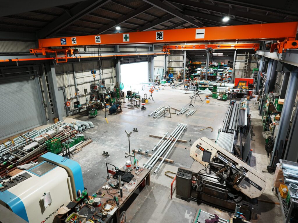 有限会社山将の工場内観