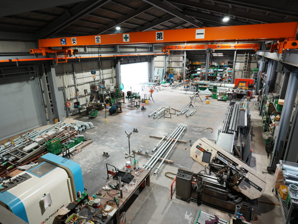 有限会社山将の工場内観